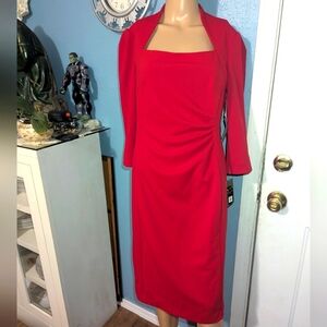 Tahali Elegant Red Women's Dress